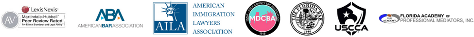 Professional affiliations: LexisNexis, ABA, AILA, MDCBA, The Florida Bar, USCCA, Florida Academy of Professional Mediators